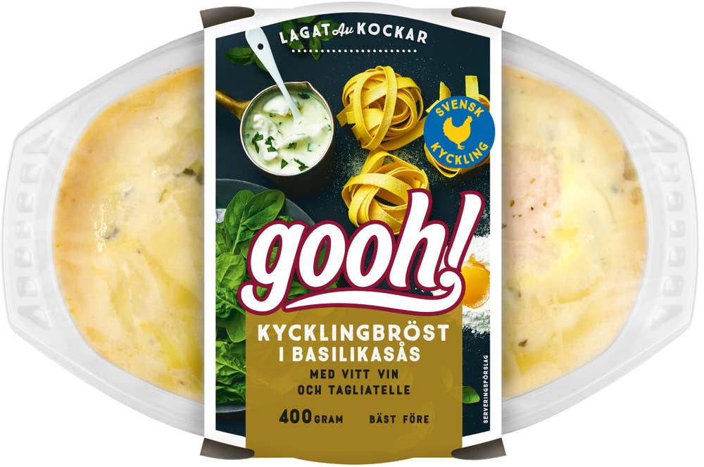 Gooh Kycklingbröst i Basilikasås