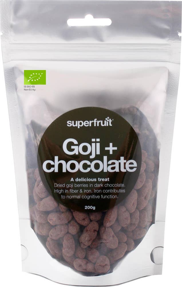 Gojibär i Choklad