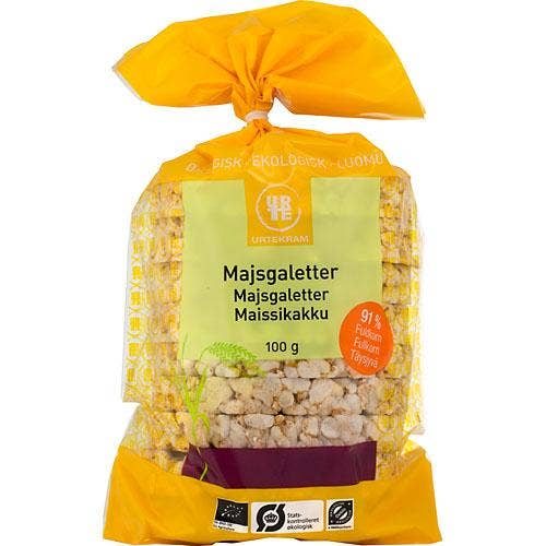 Ej sorterad Galetter Riskakor Majs Ekologiska Urtekram