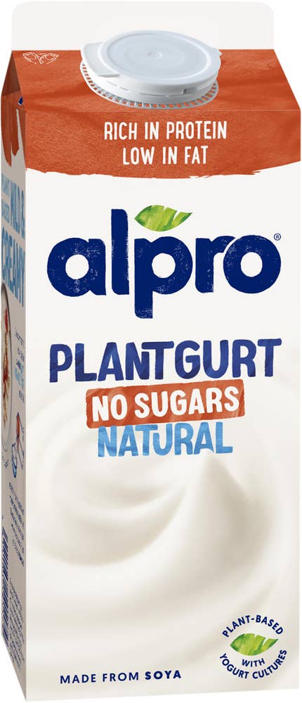 Alpro Plantgurt Naturell Utan Socker