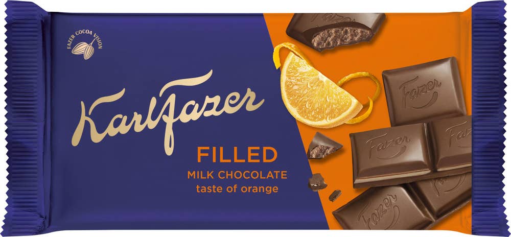 Fazer Chokladkaka Filled Orange