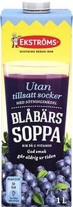 Ekströms Blåbärssoppa Utan Tillsatt Socker