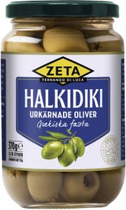 Zeta Halkidiki Oliver utan Kärnor