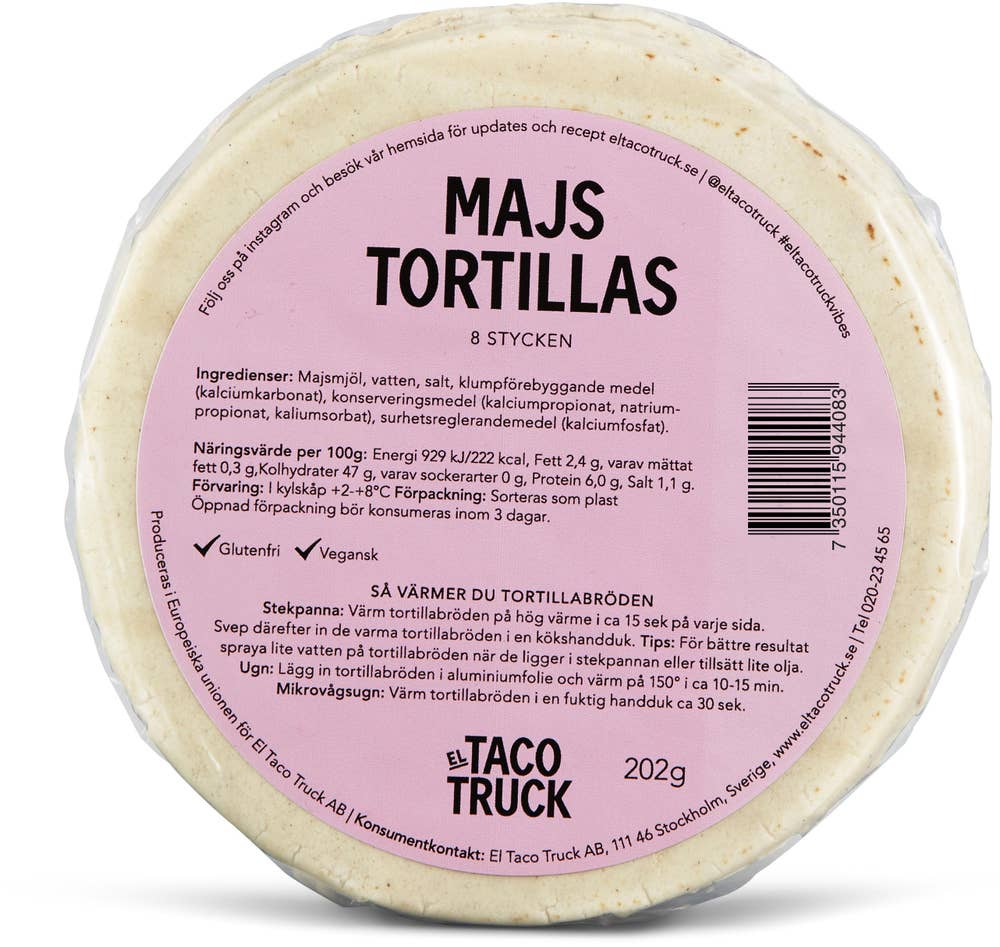 El Taco Truck Majstortilla Glutenfri 8-p El Taco Truck