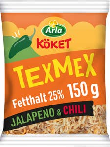 Arla Köket® Riven Ost Texmex Jalapeno & Chili