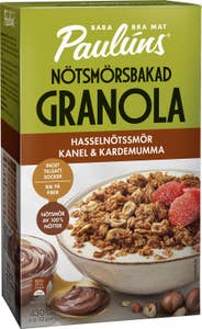 Paulúns Nötsmörsbakad Granola Hasselnötssmör, Kanel & Kardemumma