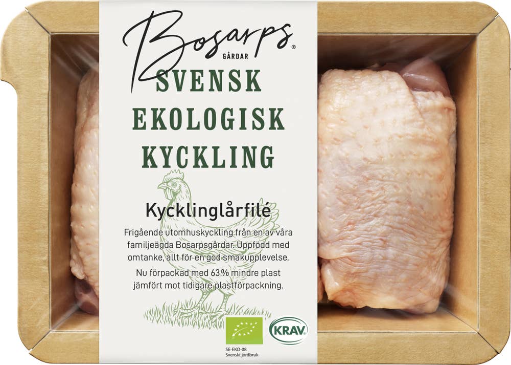 Kronfågel Bosarp Kycklinglårfilé EKO/KRAV