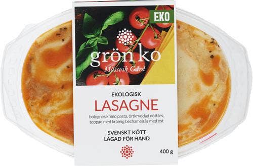 Grön Ko Lasagne Bolognese EKO