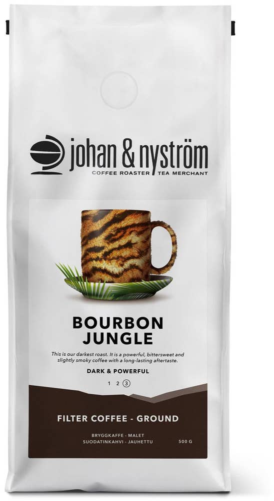 Bourbon Jungle Bryggkaffe Mörkrost