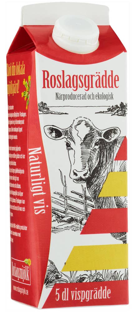 Roslagsmjölk Roslagsgrädde 40% EKO/KRAV