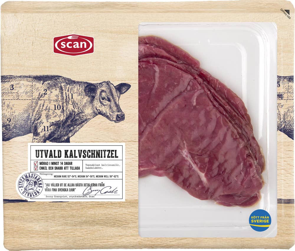 Scan Utvald Kalvschnitzel