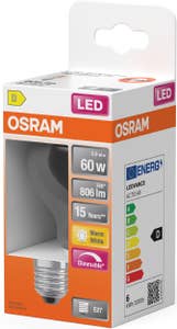 Osram LED Normal E27 806lm (60W) Klar Dimbar