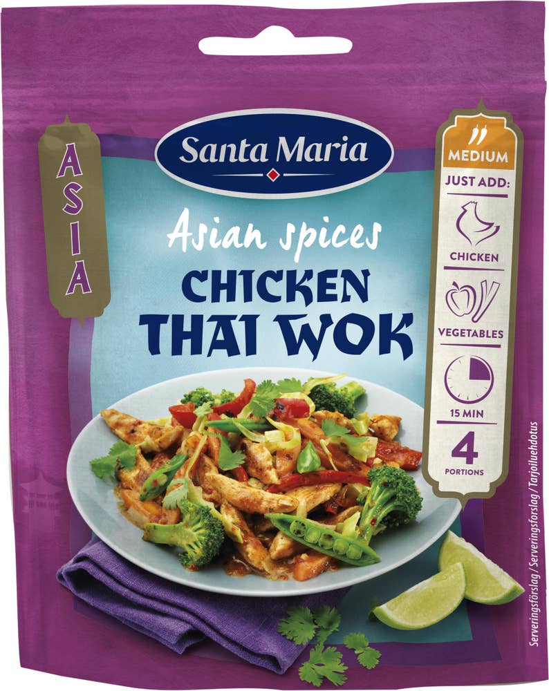 Santa Maria Kryddmix Chicken Thai Wok
