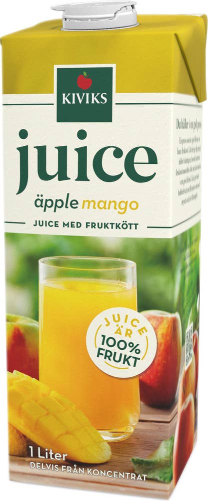 Kiviks Äpple & Mango Juice med Fruktkött