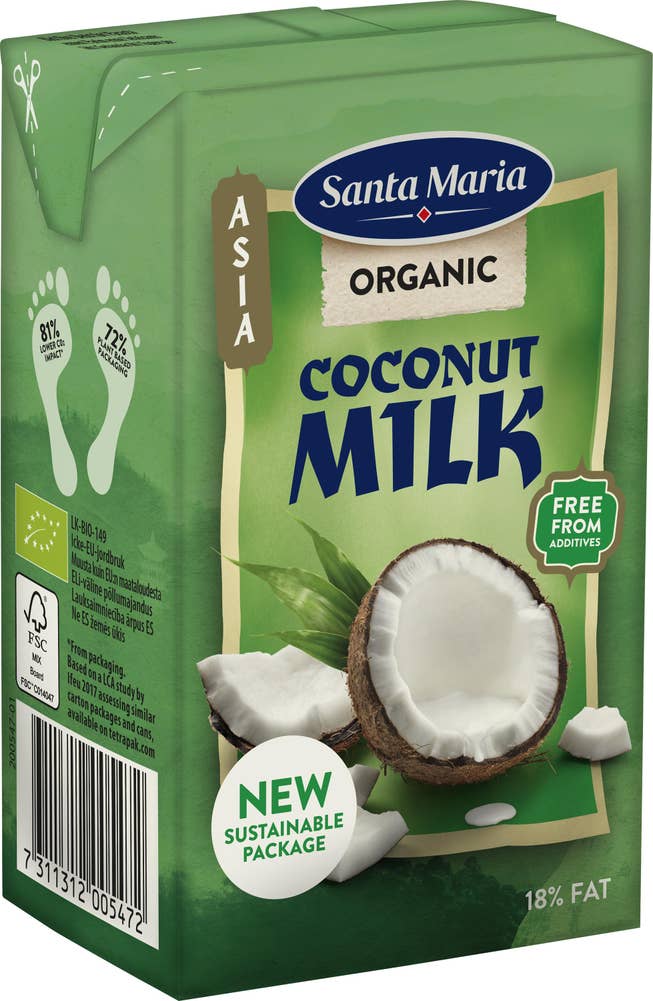 Santa Maria Kokosmjölk EKO