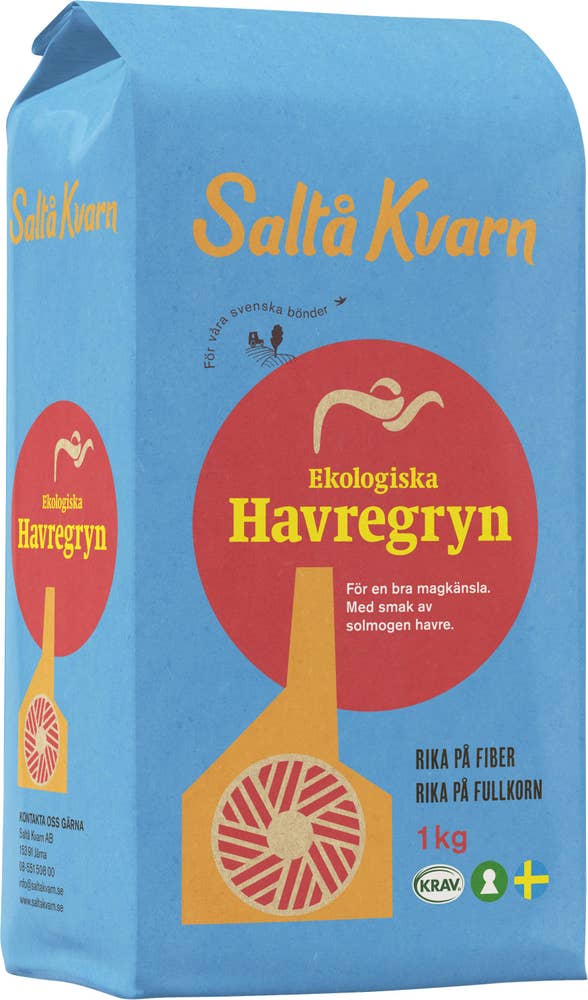 Saltå Kvarn Havregryn EKO/KRAV