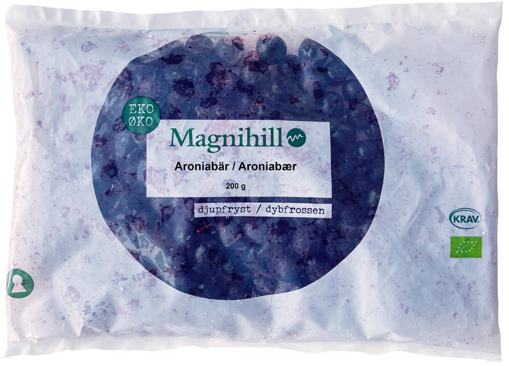 Magnihill Aroniabär Fryst EKO/KRAV 200g