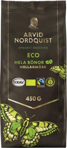 Arvid Nordquist Eco Hela Kaffebönor Mellanmörk EKO/KRAV/Fairtrade