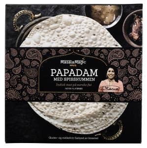 MASALAMAGIC Nirus Papadam med Spisskummin