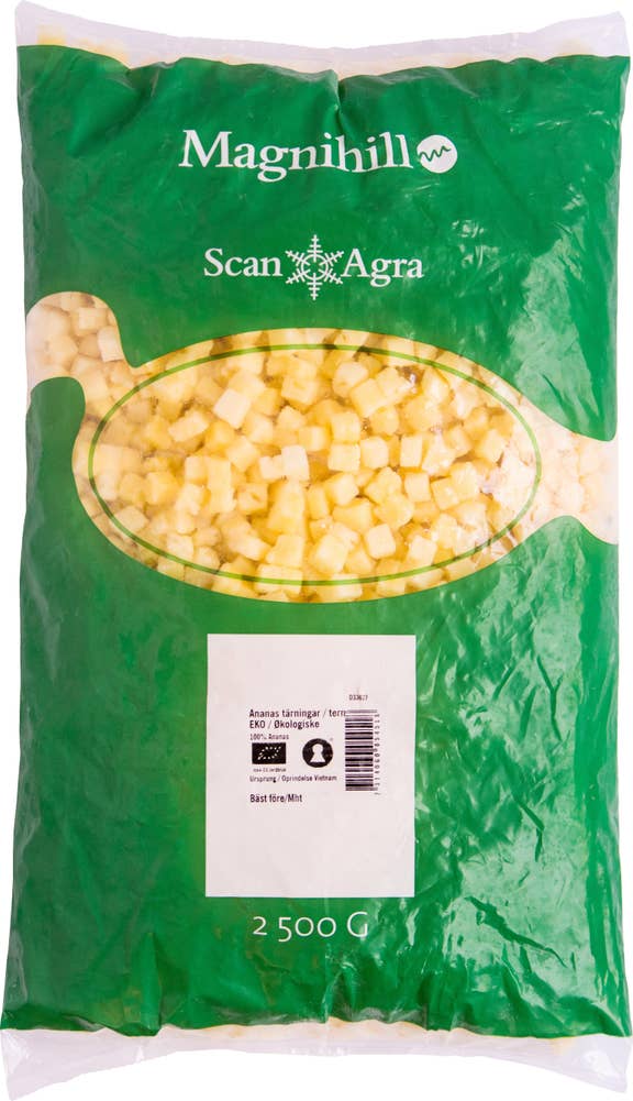 Magnihill Ananas Tärnad Fryst EKO