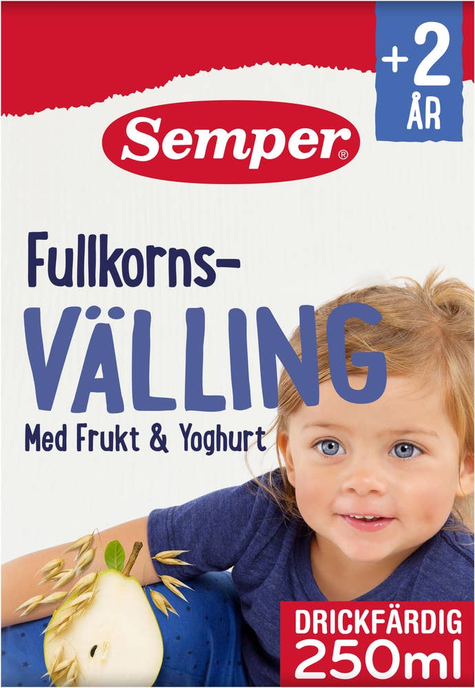 Semper Fullkornsvälling med Frukt & Yoghurt Drickfärdig +24M
