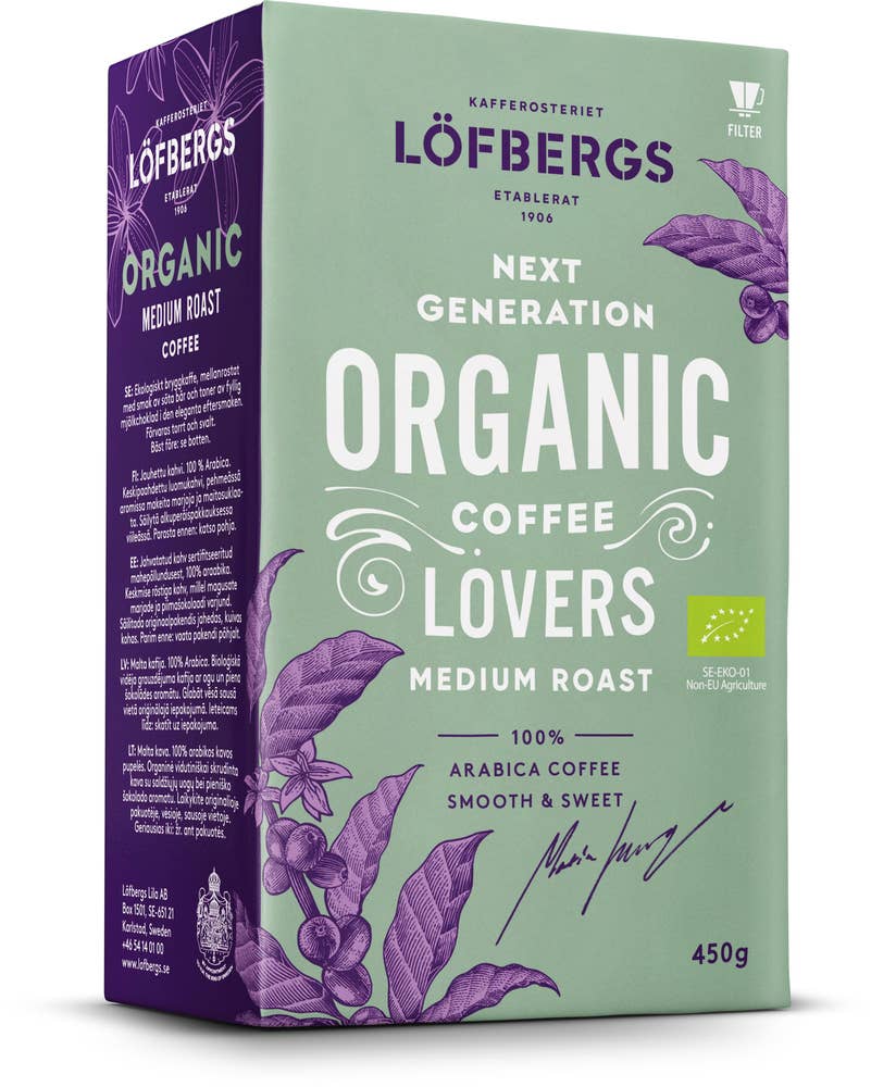 Löfbergs Kaffe Organic Medium Roast EKO