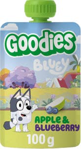 GOODIES Bluey Klämmis Äpple & Blåbär 3År