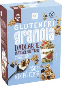 Garant Granola Dadlar & Hasselnötter Glutenfri