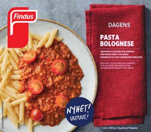 Findus Dagens Pasta Bolognese Fryst