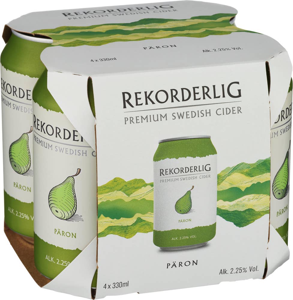 Rekorderlig Cider Jordgubb-Lime 2,25% 4x