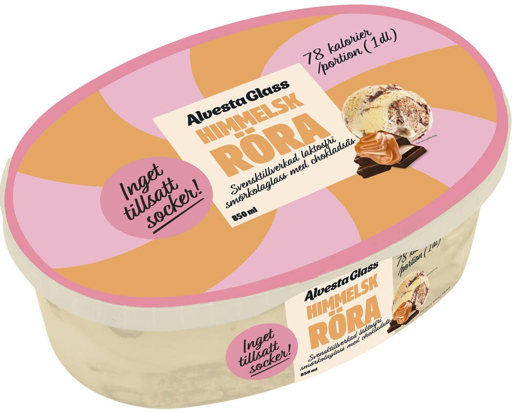 Alvestaglass Glass Himmelsk Röra Inget tillsatt socker Laktosfri