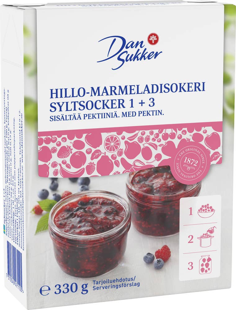Ej sorterad Syltsocker 1+3 Dansukker