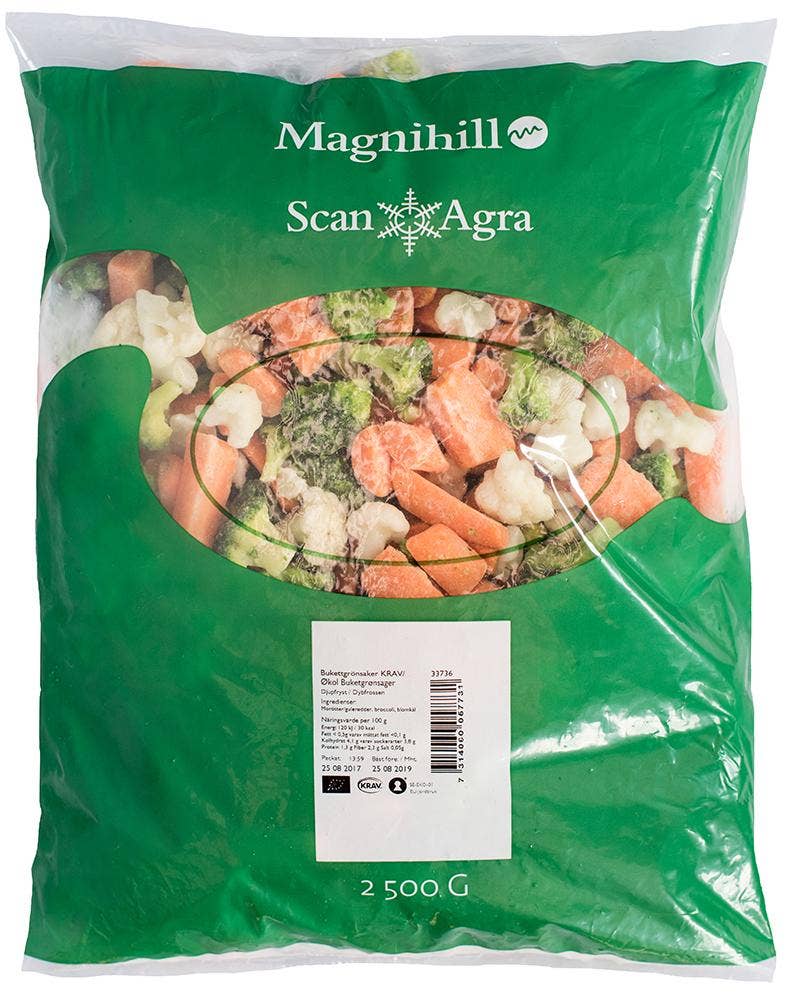 Magnihill Bukettgrönsaker Fryst EKO/KRAV