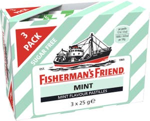 Fisherman´s Friend Halstabletter Mint Sockerfri 3x25g