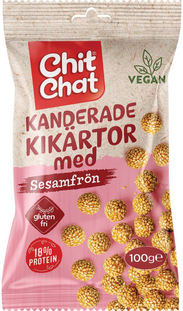 Chitchat Kanderade Kikärtor med Sesamfrön