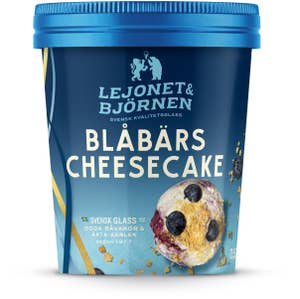 Lejonet & Björnen Glass Blåbärscheesecake