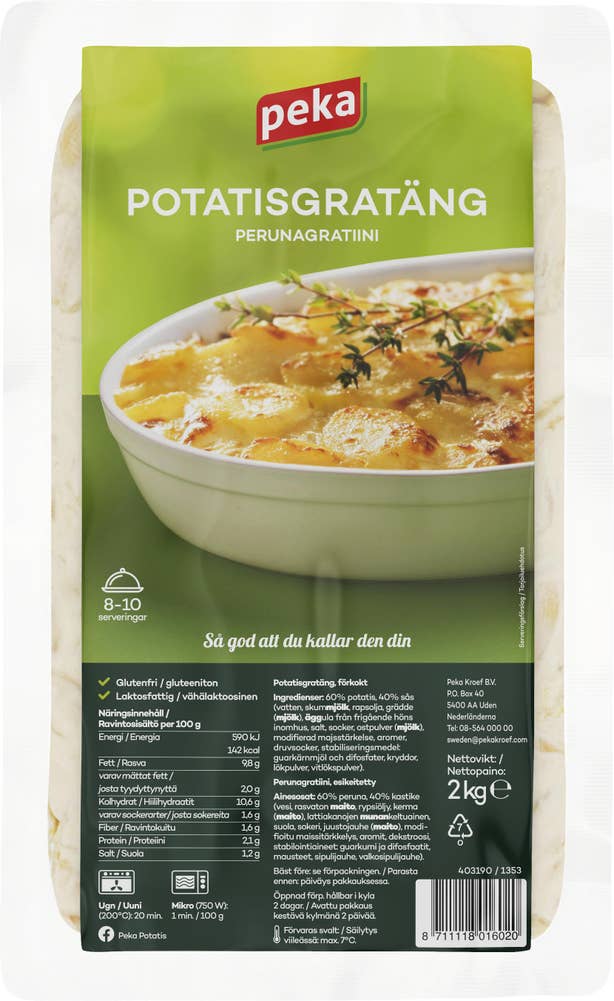 Peka Potatisgratäng