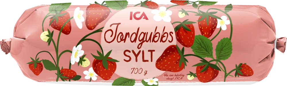 ICA Sylt Jordgubb refill Ica