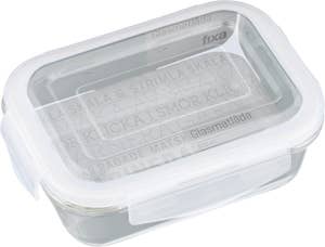 Fixa Glasmatlåda med Lock 0,6L