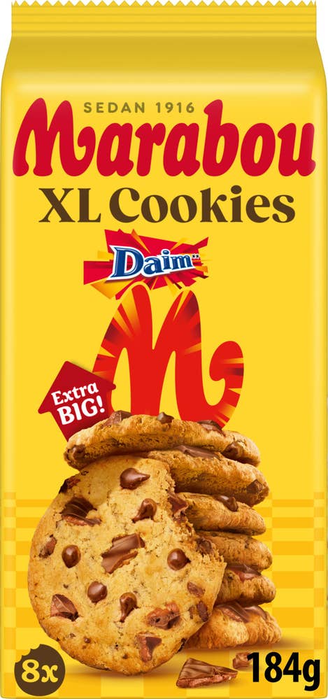 Marabou XL Cookies Daim 8-p