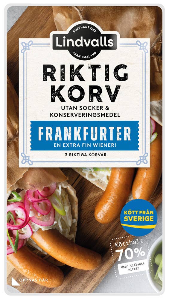 Lindvalls Frankfurter 240g Lindvalls