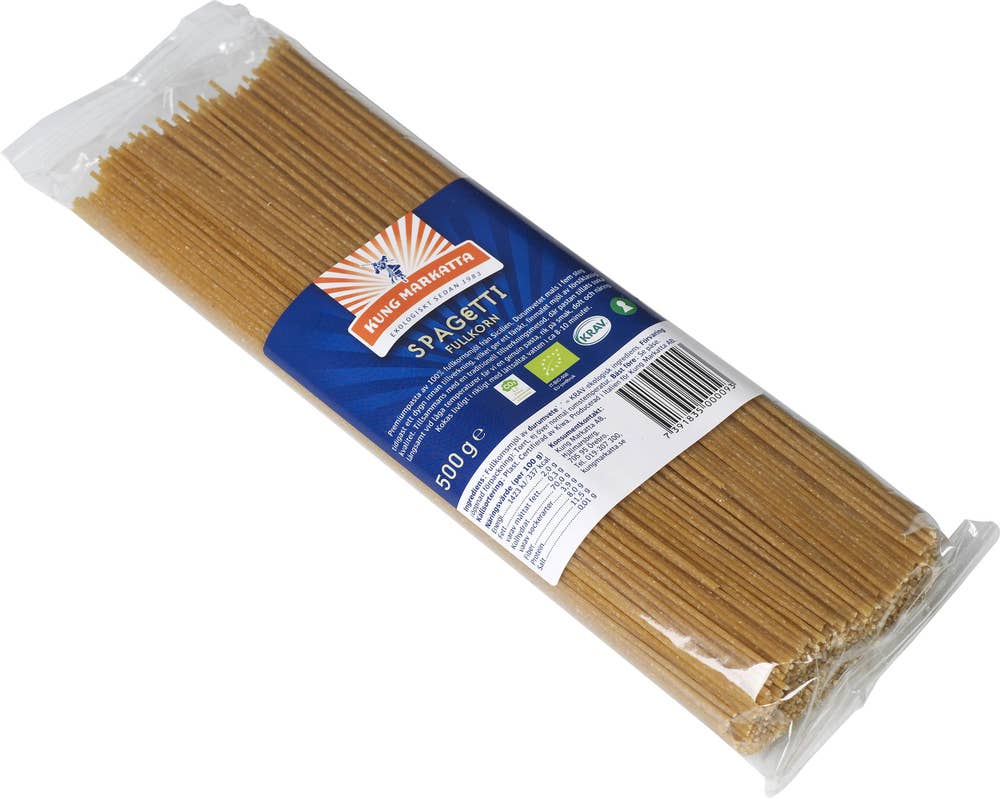 Ej sorterad Spaghetti Fullkorn Kung Markatta