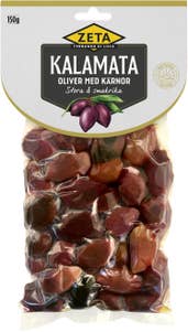 Zeta Kalamata Oliver med Kärnor