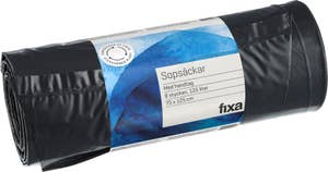 Fixa Sopsäck Svart 125L