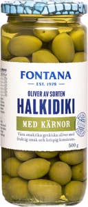 Fontana Halkidiki Oliver med Kärnor