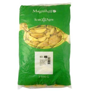 Magnihill Potatisklyftor med Skal Förfriterad Fryst EKO/KRAV