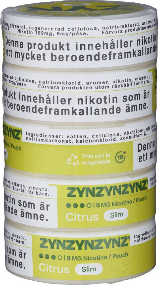 Zyn Citrus Slim Strong Stock