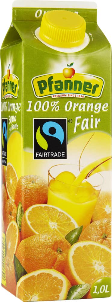 Pfanner Apelsinjuice Fairtrade 1L Pfanner