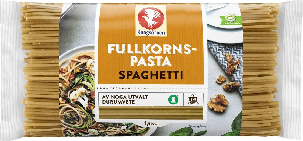 Kungsörnen Spaghetti Fullkornspasta