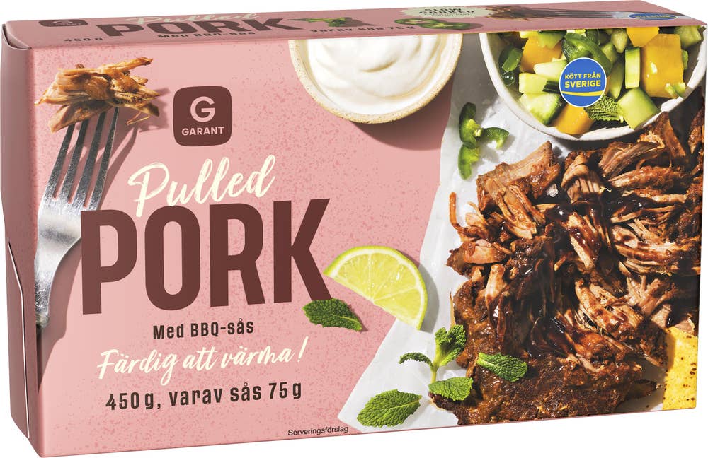 Garant Pulled Pork med BBQ-sås